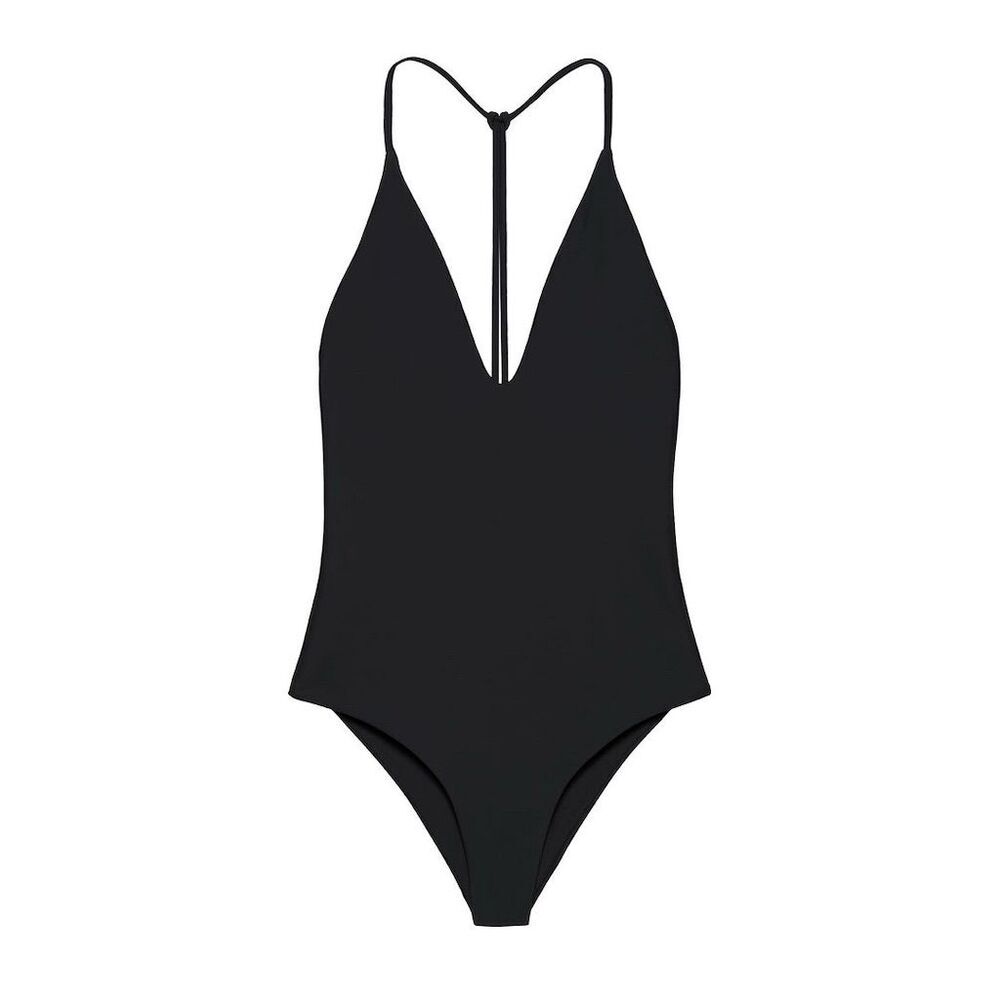 NWT JADE Swim Women's All In One Piece Black Swimsuit Size XS